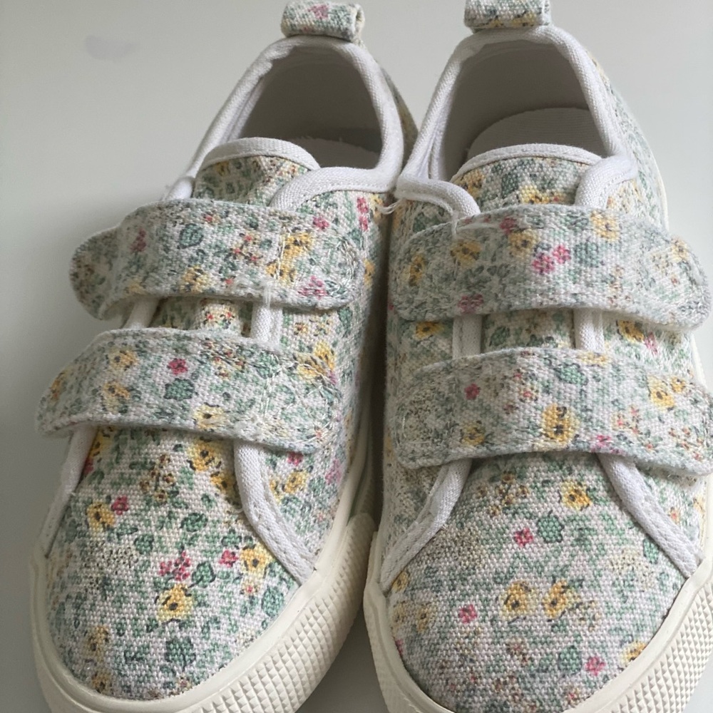 Floral Kids Sneakers